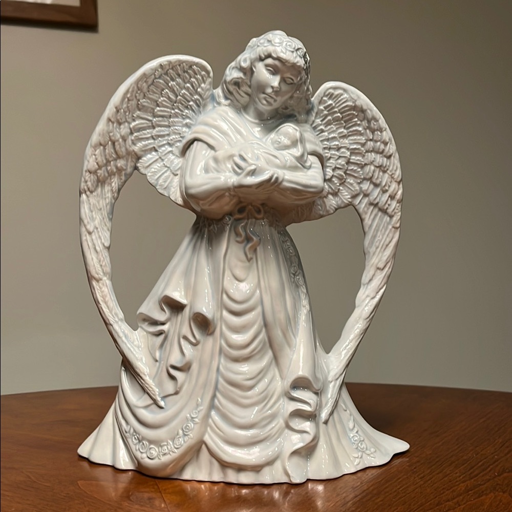 Elegant White Angel Figurine